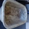 Vintage Claw foot Bath Tub heavly stained and worn